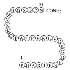 Endostatin (84-114)-NH2 (JKC367)